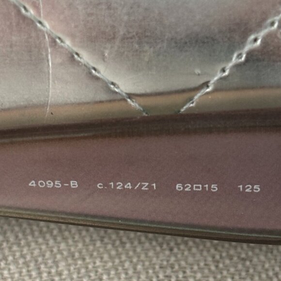 Chanel Vintage CC Sunglasses - Silver Iridescent - Rhinestones - 4095-B 124/Z1 - Picture 6 of 12